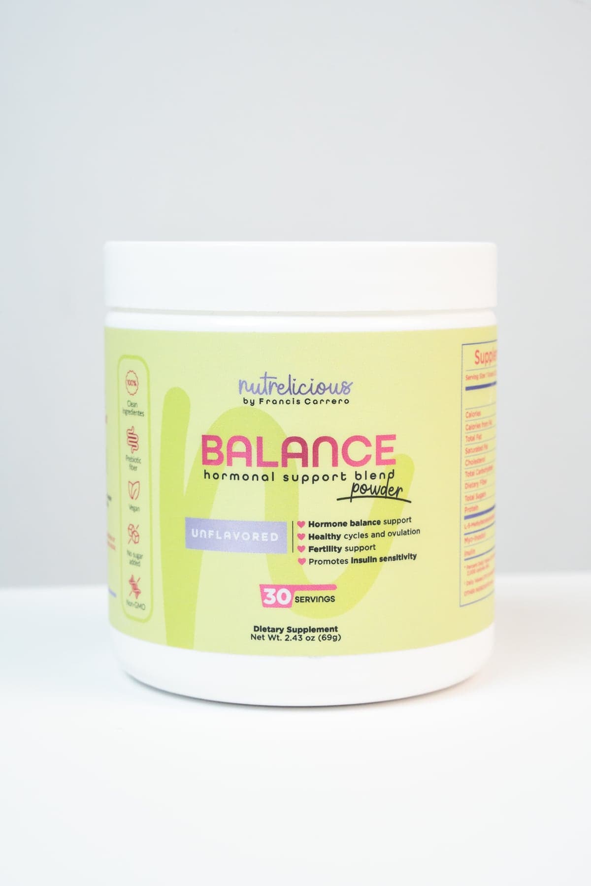 Bote de Balance Hormonal, formato polvo